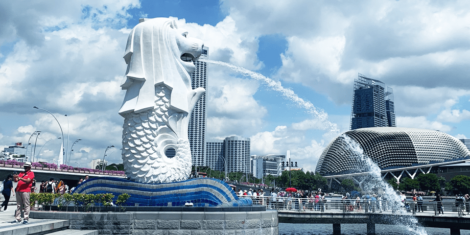 2019年末のシンガポールの観光地の様子