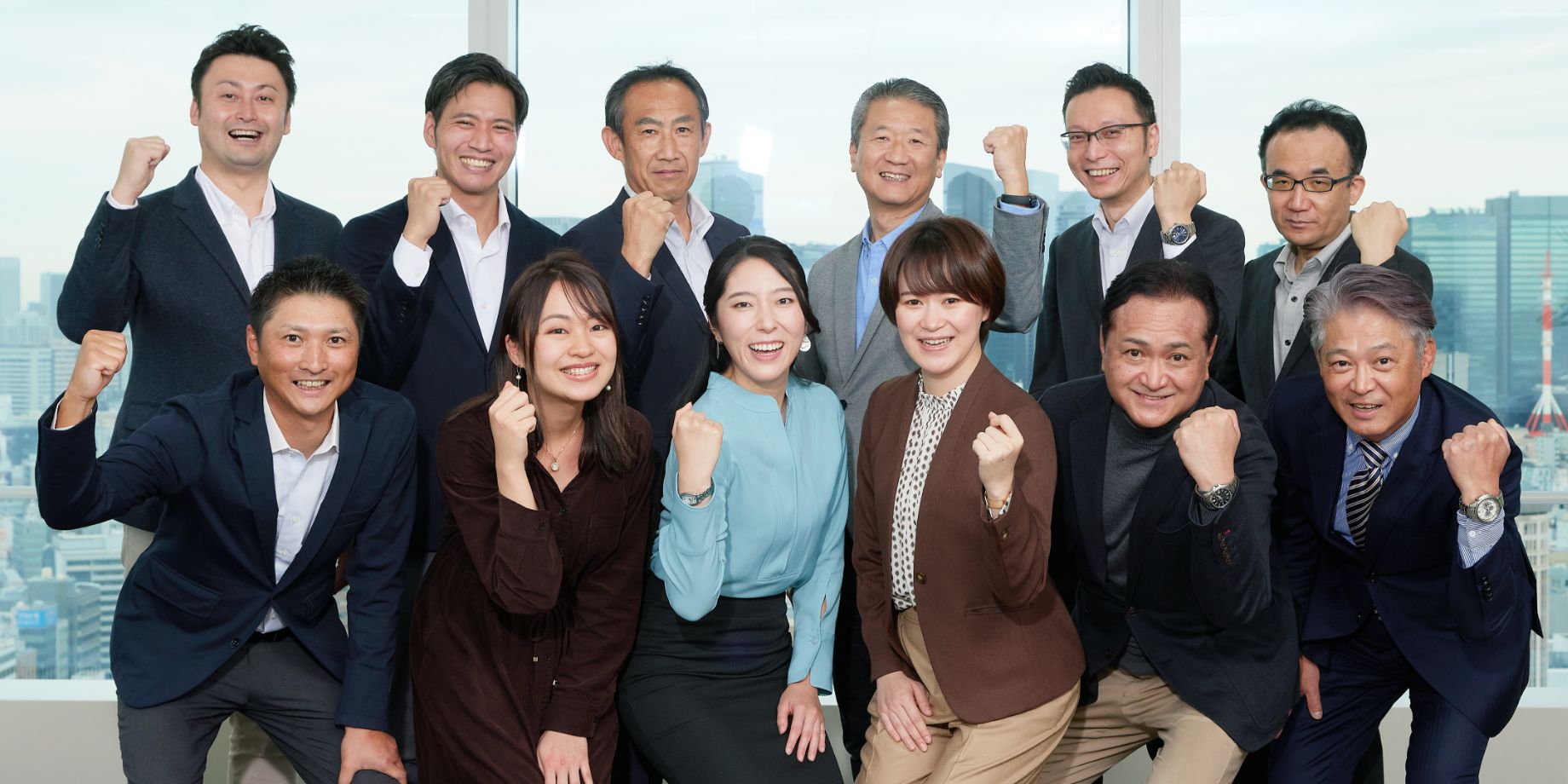 富士通との新たな協業ビジネスを推進するプロジェクトメンバー